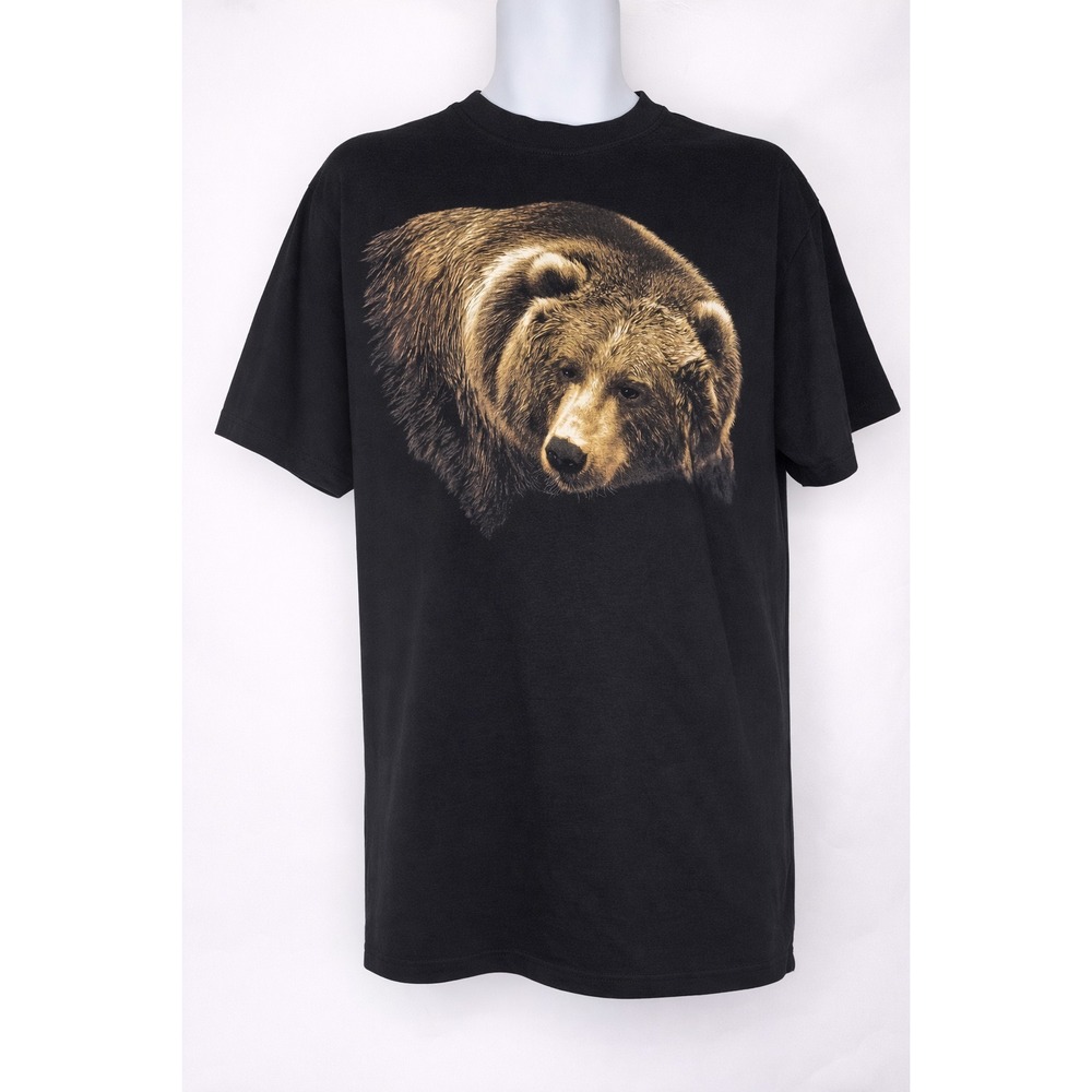 Tennessee River Gold Bear Shirt XXL USA Vintage Wildlife Graphic 90s Nature